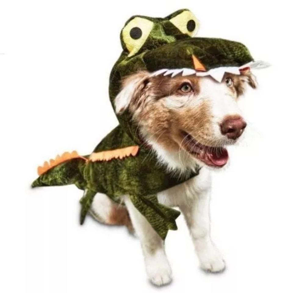 BOOTIQUE Green Gator Dog Costume XS -NWT